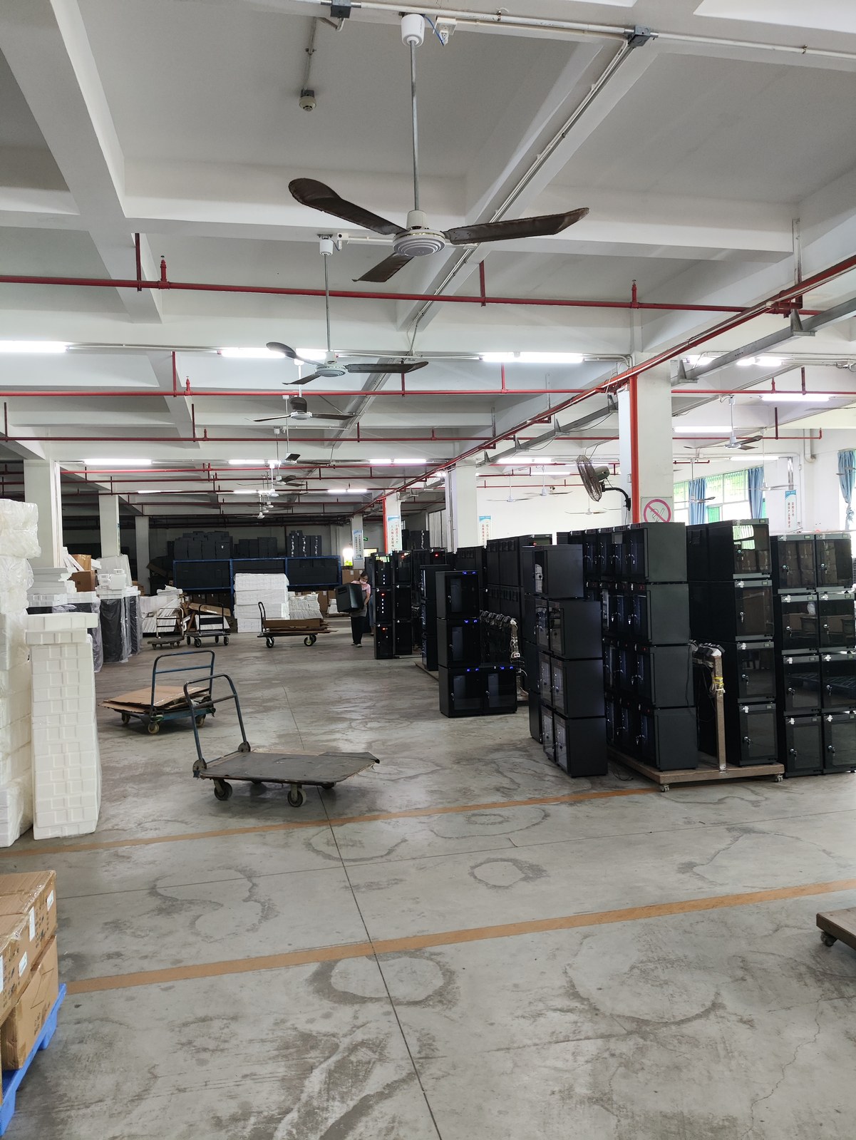 ABMCDC warehouse ready for container loading